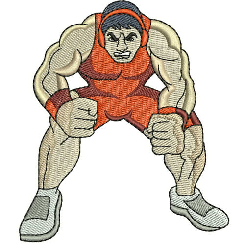 Machine Embroidery Designs - Wrestling(3) - Threadart.com
