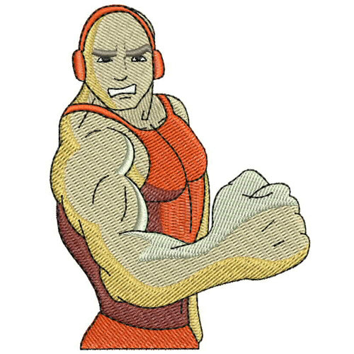 Machine Embroidery Designs - Wrestling(3) - Threadart.com