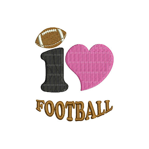 Machine Embroidery Designs - IHeartSports(1) - Threadart.com