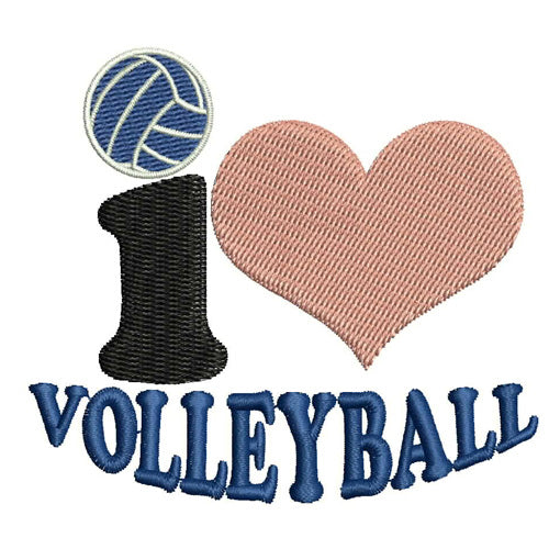 Machine Embroidery Designs - Volleyball(2) - Threadart.com