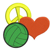 Machine Embroidery Designs - Volleyball(2) - Threadart.com