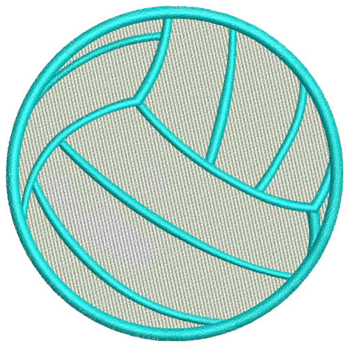 Machine Embroidery Designs - Volleyball(2) - Threadart.com