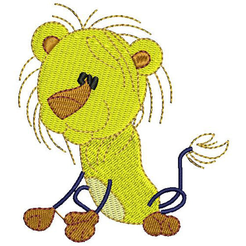 Machine Embroidery Designs - Zoo Stick Figures(1) - Threadart.com