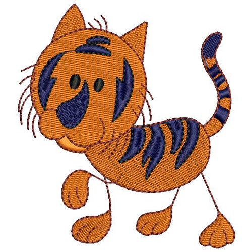 Machine Embroidery Designs - Zoo Stick Figures(1) - Threadart.com