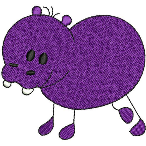 Machine Embroidery Designs - Zoo Stick Figures(1) - Threadart.com