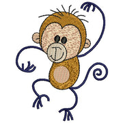 Machine Embroidery Designs - Zoo Stick Figures(1) - Threadart.com