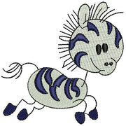 Machine Embroidery Designs - Zoo Stick Figures(1) - Threadart.com