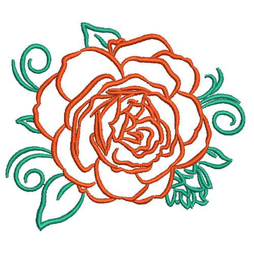 Machine Embroidery Designs - Roses (2) - Threadart.com
