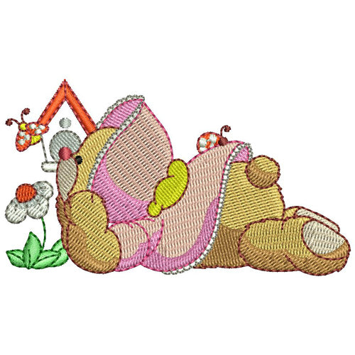 Machine Embroidery Designs - Spring Time Bears (1) - Threadart.com