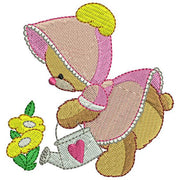 Machine Embroidery Designs - Spring Time Bears (1) - Threadart.com
