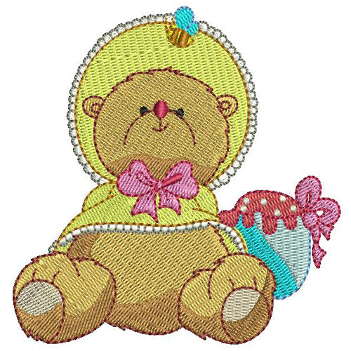 Machine Embroidery Designs - Spring Time Bears (1) - Threadart.com