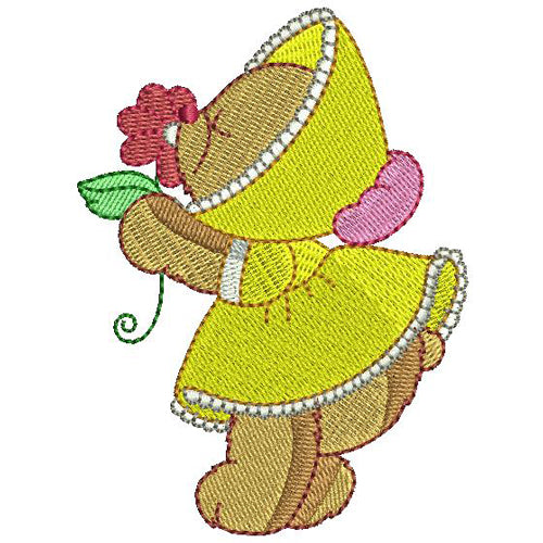 Machine Embroidery Designs - Spring Time Bears (1) - Threadart.com