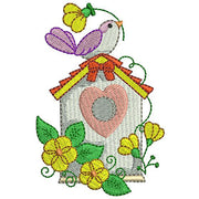 Machine Embroidery Designs - Spring Time Birdhouses (1) - Threadart.com