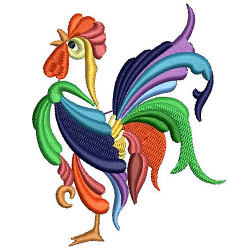 Machine Embroidery Designs - Roosters (1) - Threadart.com
