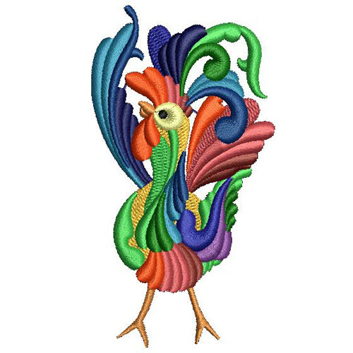 Machine Embroidery Designs - Roosters (1) - Threadart.com