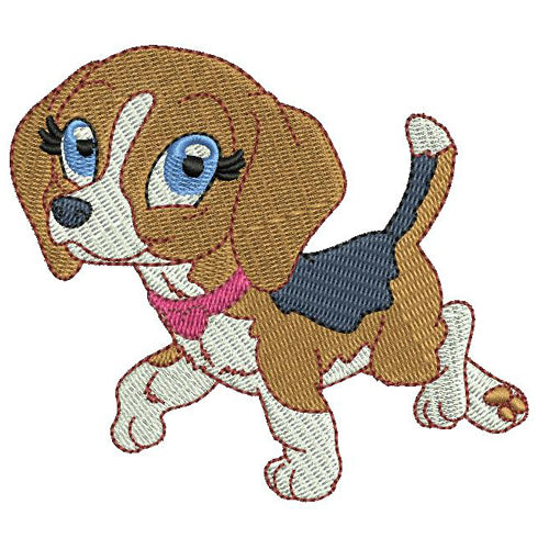 Machine Embroidery Designs - Baby Beagles (1) - Threadart.com