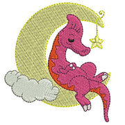 Machine Embroidery Designs - Sleeping Dinos (1) - Threadart.com