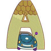 Machine Embroidery Designs - Transportation Alphabet(1) - Threadart.com
