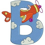 Machine Embroidery Designs - Transportation Alphabet(1) - Threadart.com