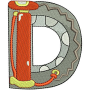 Machine Embroidery Designs - Transportation Alphabet(1) - Threadart.com