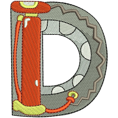 Machine Embroidery Designs - Transportation Alphabet(1) - Threadart.com