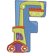 Machine Embroidery Designs - Transportation Alphabet(1) - Threadart.com