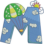 Machine Embroidery Designs - Transportation Alphabet(1) - Threadart.com