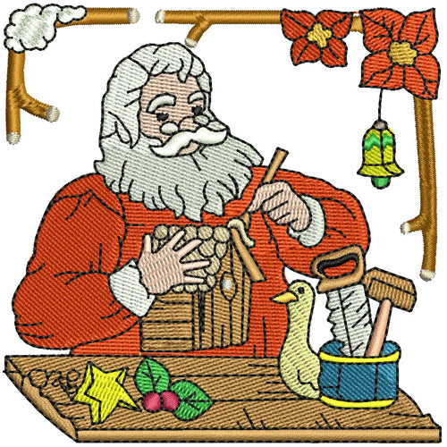 Machine Embroidery Designs - Santa(3) - Threadart.com