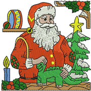 Machine Embroidery Designs - Santa(3) - Threadart.com