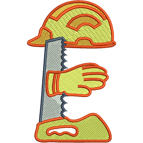 Machine Embroidery Designs - Tool Alphabet (1) - Threadart.com