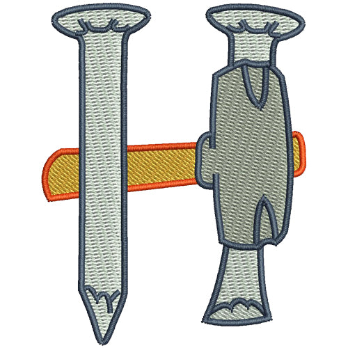 Machine Embroidery Designs - Tool Alphabet (1) - Threadart.com