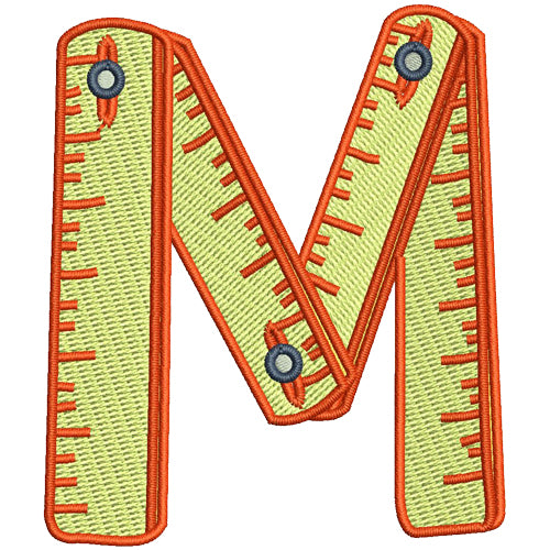 Machine Embroidery Designs - Tool Alphabet (1) - Threadart.com