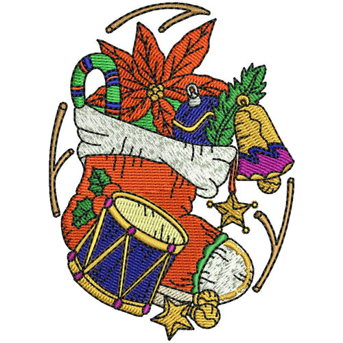 Machine Embroidery Designs - Stockings (1) - Threadart.com