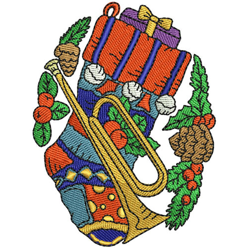 Machine Embroidery Designs - Stockings (1) - Threadart.com