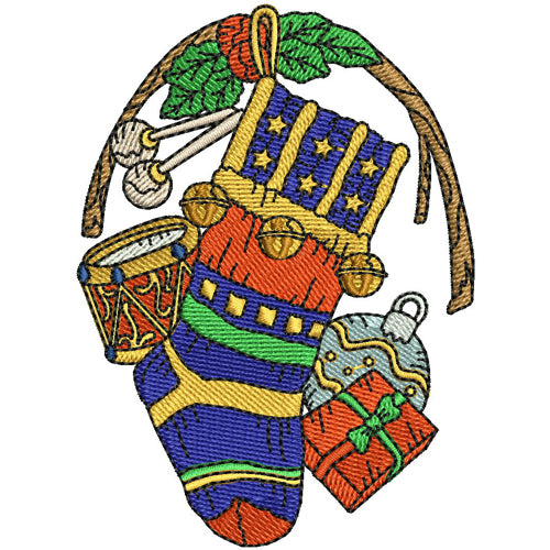 Machine Embroidery Designs - Stockings (1) - Threadart.com
