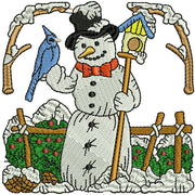 Machine Embroidery Designs - Snowman (3) - Threadart.com