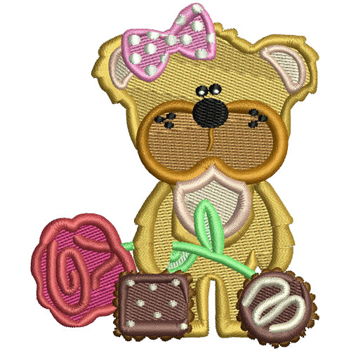 Machine Embroidery Designs - Valentine Bears(2 - Threadart.com
