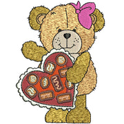Machine Embroidery Designs - Valentine Bears(2 - Threadart.com