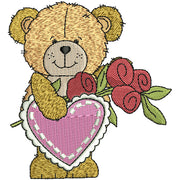 Machine Embroidery Designs - Valentine Bears(2 - Threadart.com