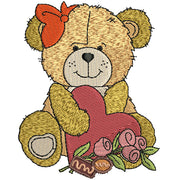Machine Embroidery Designs - Valentine Bears(2 - Threadart.com
