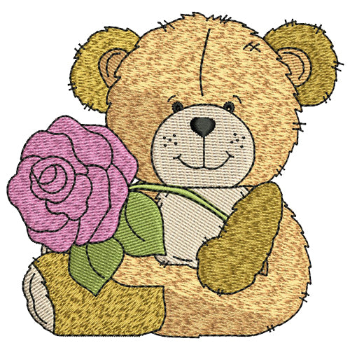 Machine Embroidery Designs - Valentine Bears(2 - Threadart.com