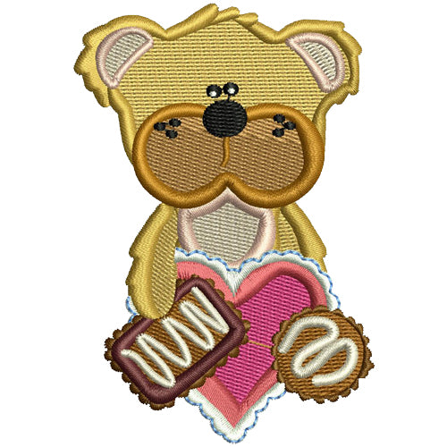 Machine Embroidery Designs - Valentine Bears(2 - Threadart.com