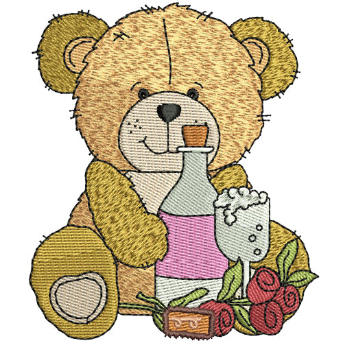 Machine Embroidery Designs - Valentine Bears(2 - Threadart.com