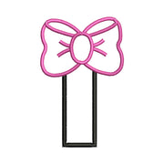 Machine Embroidery Designs - Bow Alphabet (1) - Threadart.com
