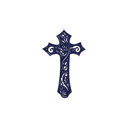 Machine Embroidery Designs - Crosses & Flowers(1) - Threadart.com