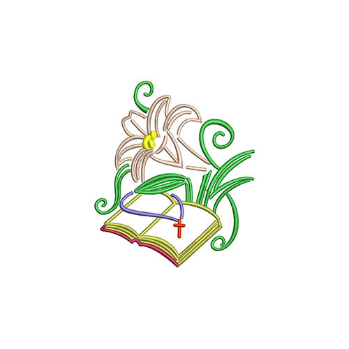 Machine Embroidery Designs - Easter Lilies(1) - Threadart.com