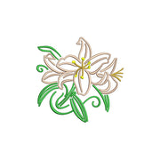 Machine Embroidery Designs - Easter Lilies(1) - Threadart.com