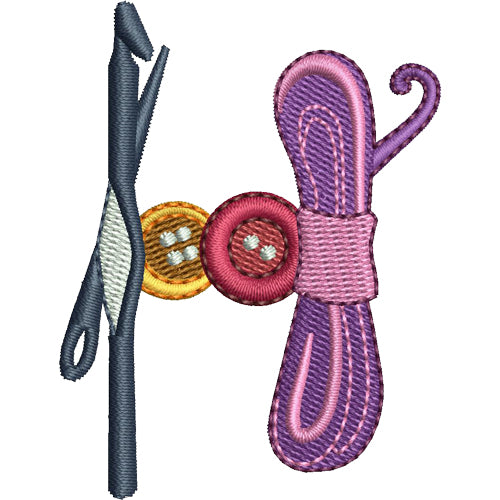 Machine Embroidery Designs - Sewing Alphabet (1) - Threadart.com