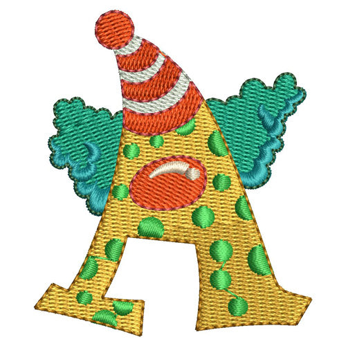 Machine Embroidery Designs - Circus Alphabet (1) - Threadart.com