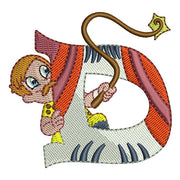 Machine Embroidery Designs - Circus Alphabet (1) - Threadart.com